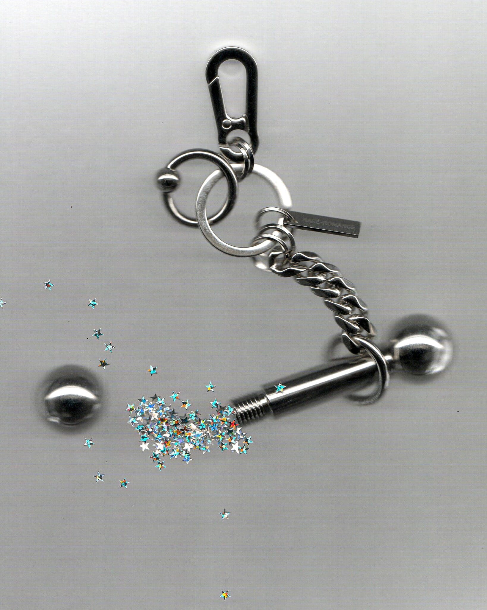 XL BARBELL KEYCHAIN