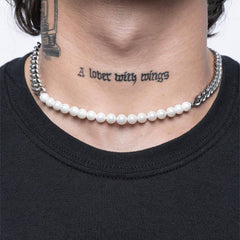 PEARL CUBAN CHAIN
