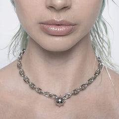 SPIKE BALL NECKLACE