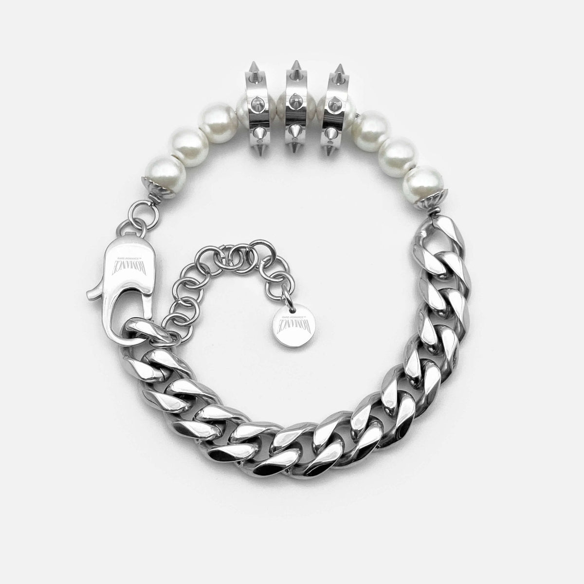 MICRO SPIKE PEARL BRACELET