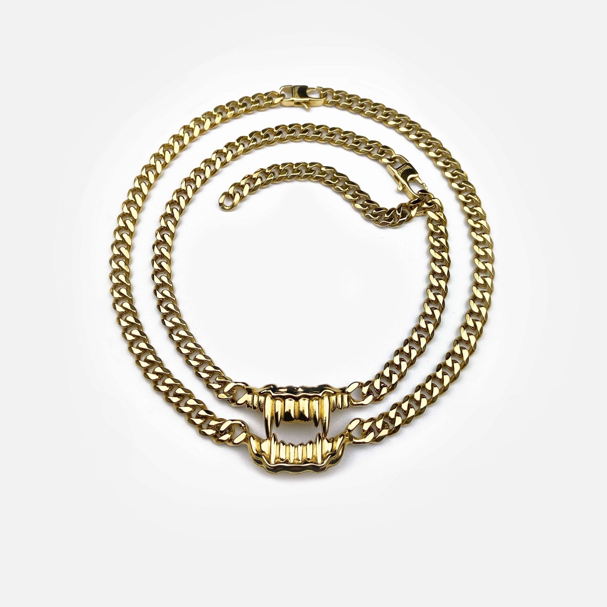 BITE ME DUAL CUBAN CHAIN